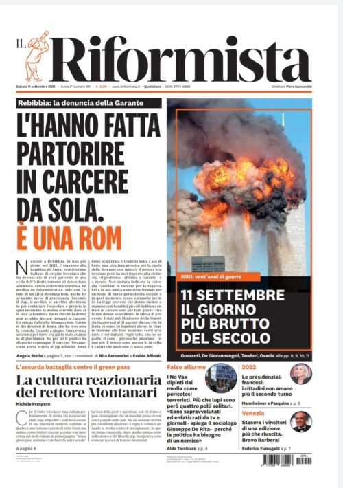 Quotidiano dell’11 settembre 2021