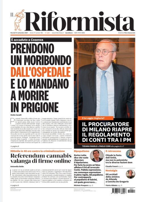 Quotidiano del 14 settembre 2021