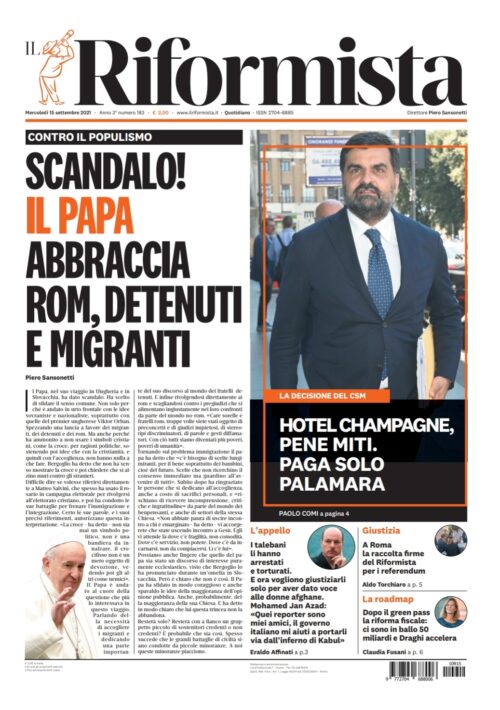 Quotidiano del 15 settembre 2021