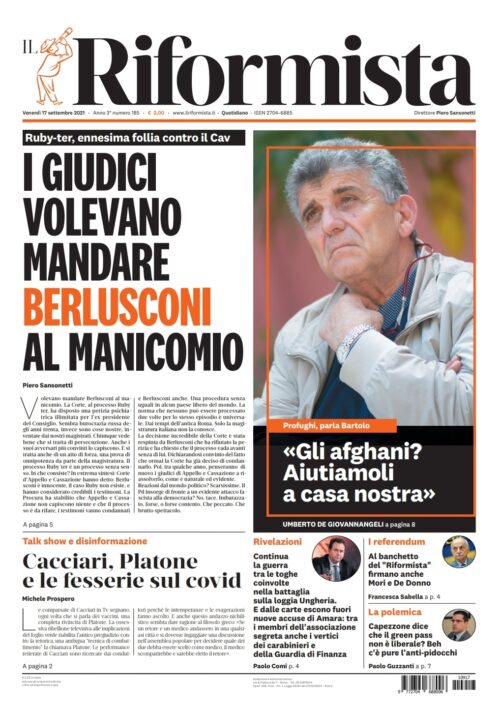 Quotidiano del 17 settembre 2021
