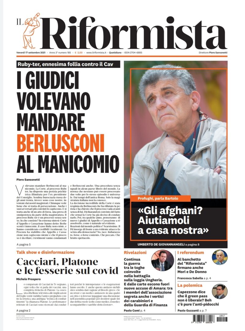 Quotidiano del 17 settembre 2021