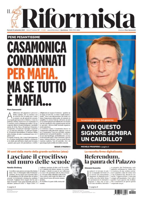 Quotidiano del 21 settembre 2021