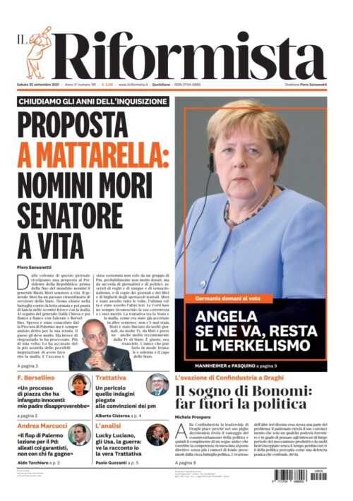 Quotidiano del 25 settembre 2021
