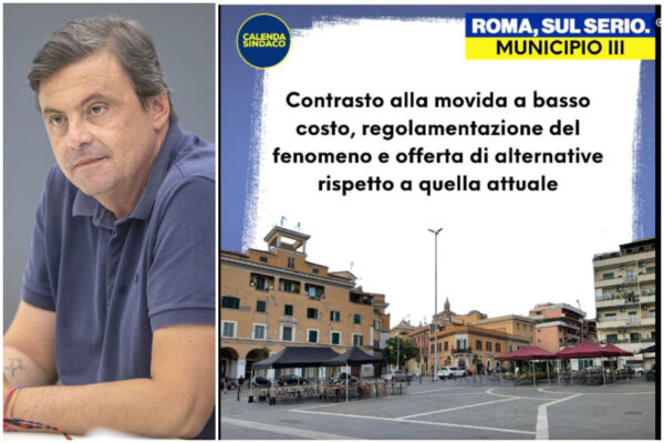 Calenda, bufera sulla malamovida ‘a basso costo’: la ricetta per Roma sono gli alcolici a temperatura ambiente