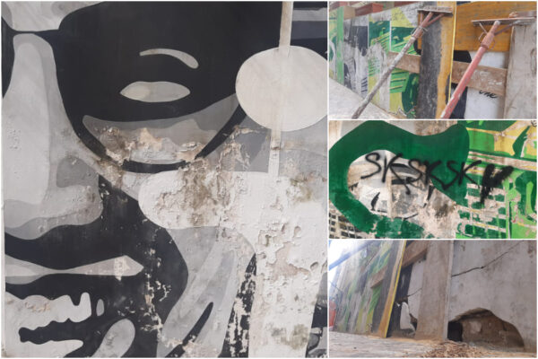 Napoli dimentica i suoi simboli: il murales per Giancarlo Siani cade a pezzi, e Regione e Comune assenti