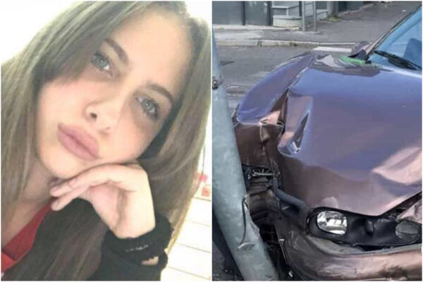 Auto contro palo, Ilaria muore a 18 anni. Le lacrime del prof: “Ieri il tuo ultimo messaggio”