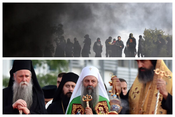 Montenegro, scontri tra nazionalisti e polizia all’insediamento del metropolita