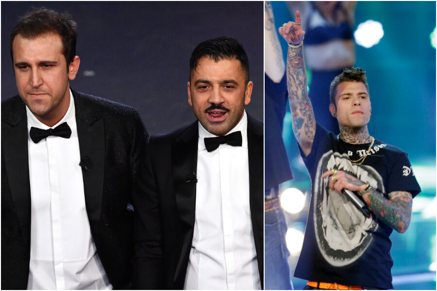 Pio e Amedeo contro Fedez: “Fai polemica con la Rai poi vendi smalti”. Il rapper: “Senza contraddittorio, figo”