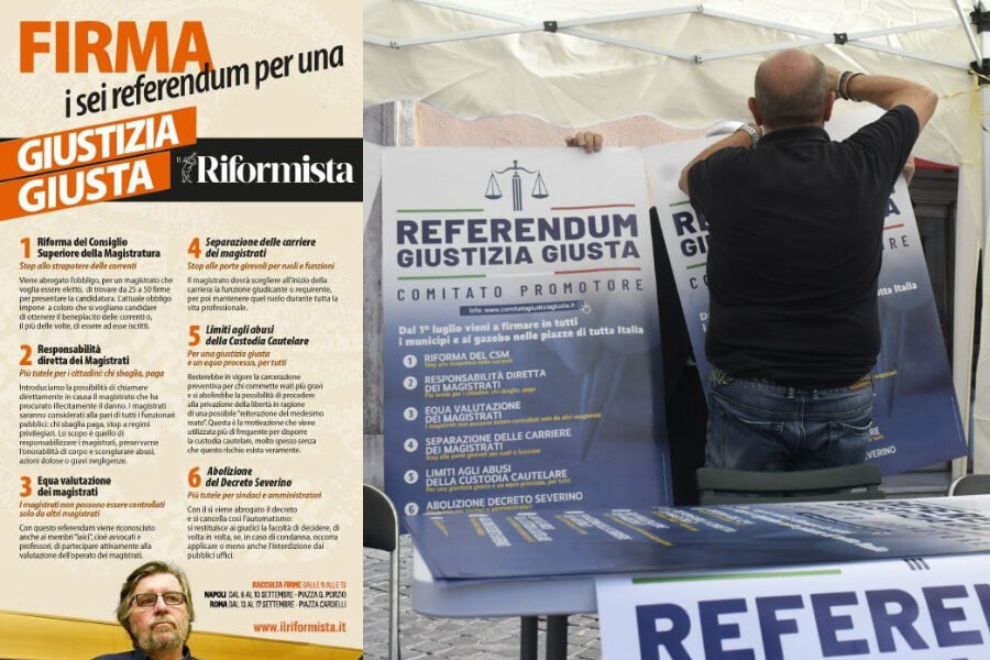 Il Riformista in campo per una giustizia giusta, dal 6 al 10 raccolta firme a Napoli