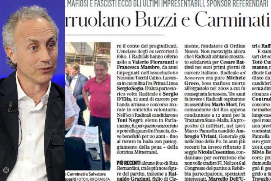 Travaglio contro Riformista e Radicali: sul Fatto elenco dei “pochi di buono” che hanno firmato i referendum sulla giustizia