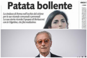 Feltri condannato per il titolo ‘patata bollente’ su Raggi: “Per me è un applauso”