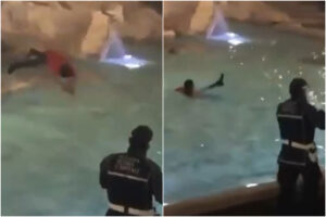 Bagno nella Dolce Vita, un altro turista cede al protagonismo e si tuffa nella Fontana di Trevi