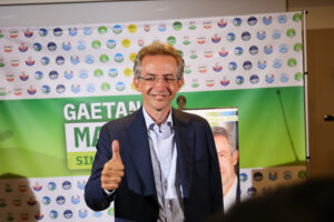 Foto Fabio Sasso/LaPresse
04/10/2021 – Napoli – ItaliaPoliticaElezioni Comunali 2021, il nuovo sindaco di Napoli Gaetano ManfrediNella foto: la conferenza stampa del nuovo sindaco di Napoli Prof. Gaetano Manfredi presso l’hotel Terminus di Piazza Garibaldi Photo  Fabio Sasso/LaPresse
04/10/2021 – Naples – ItalyPoliticsMunicipal Elections 2021, the new mayor of Naples Gaetano ManfrediIn the photo: the press conference