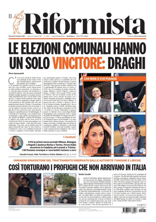 Quotidiano del 5 ottobre 2021