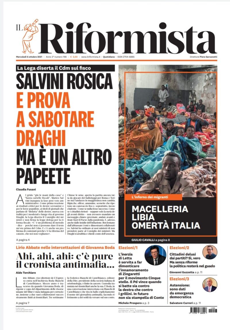 Quotidiano del 6 ottobre 2021