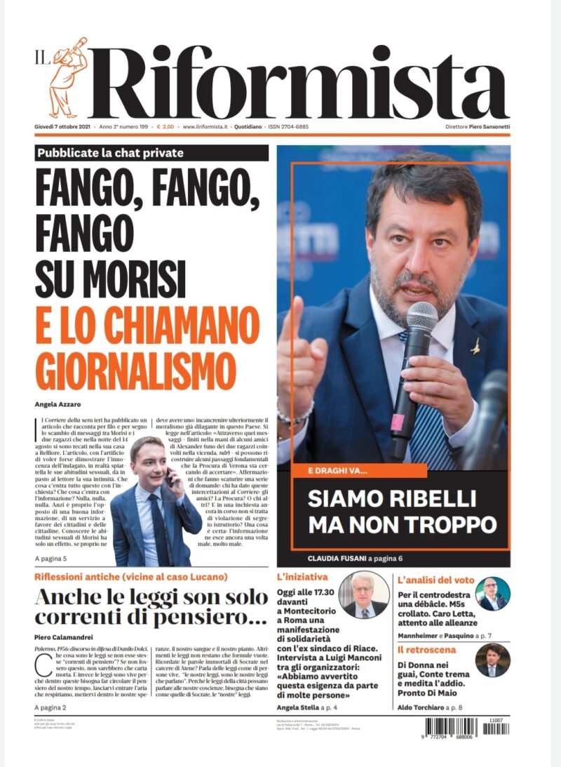 Quotidiano del 7 ottobre 2021