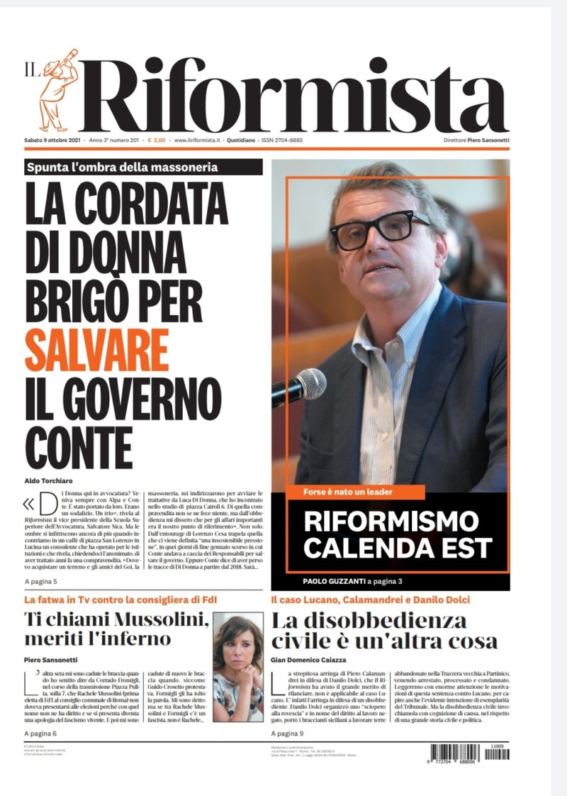 Quotidiano del 9 ottobre 2021