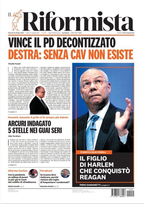 Quotidiano del 19 ottobre 2021