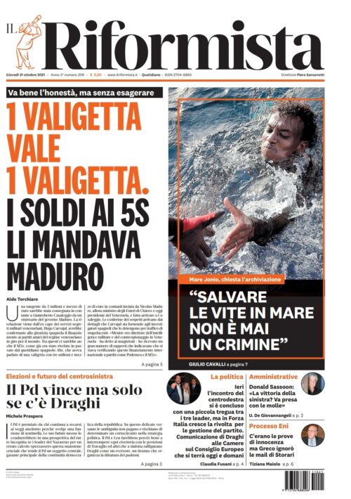Quotidiano del 21 ottobre 2021