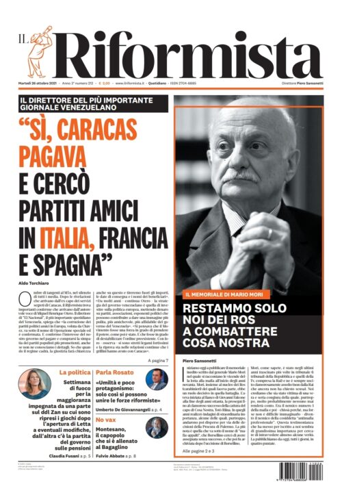 Quotidiano del 26 ottobre 2021