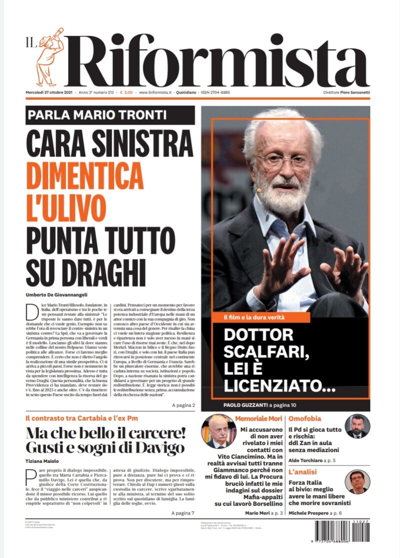 Quotidiano del 27 ottobre 2021