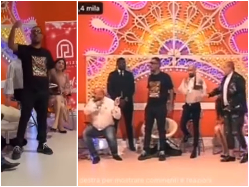 Zuffa alla trasmissione di Enzo Bambolina, Marcello Brasiliano contro Boxer: “Siete la vergogna di Napoli”