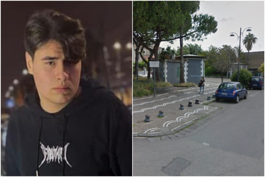 Schianto in scooter contro auto e paletti, Antonio muore a 17 anni: i caschi nel bauletto