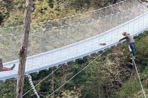 Vuole farla finita gettandosi dal ponte, carabiniera salva mamma di tre figli
