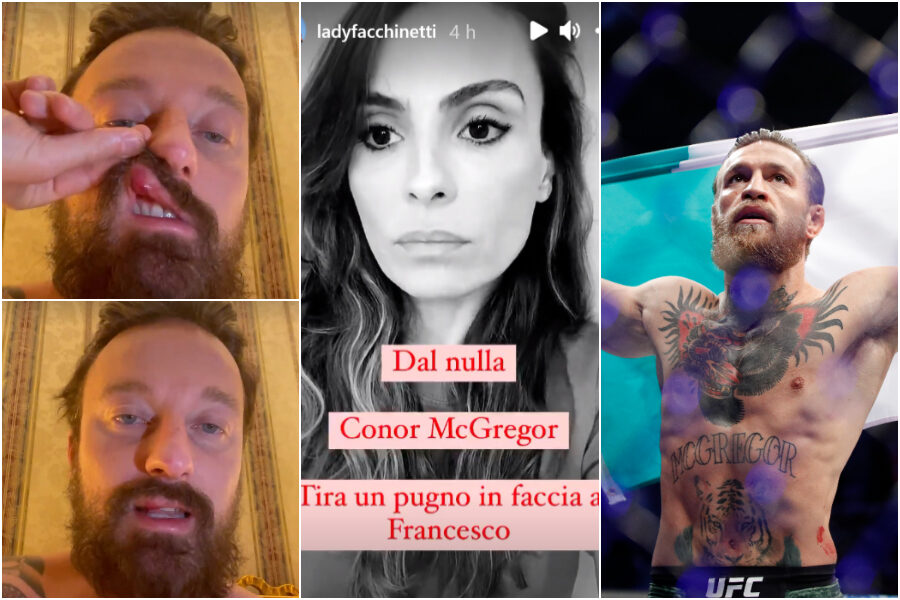 Perché Conor McGregor ha picchiato Francesco Facchinetti: “Un pugno dal nulla”