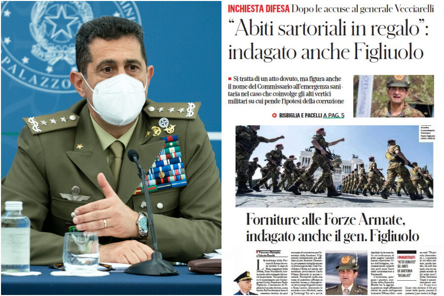 Figliuolo indagato, contro il generale la ‘gogna’ del Fatto Quotidiano: ma è un atto dovuto che va verso l’archiviazione