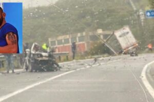 Muore nello schianto contro un tir, camionista indagato per omicidio stradale: Jonathan lascia la compagna incinta