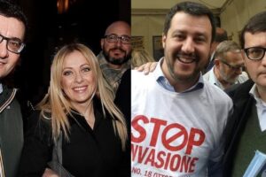 Caso FdI-Fidanza, il ‘barone nero’ in foto con Meloni e Salvini: “Non facciano finta di non conoscermi”