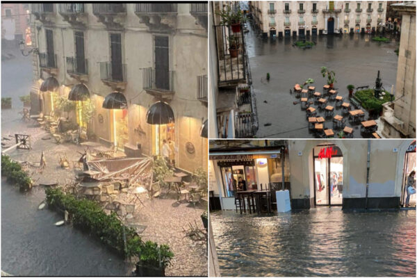 Tornado si abbatte su Catania, gravi danni a case e negozi: “Ci sono feriti”