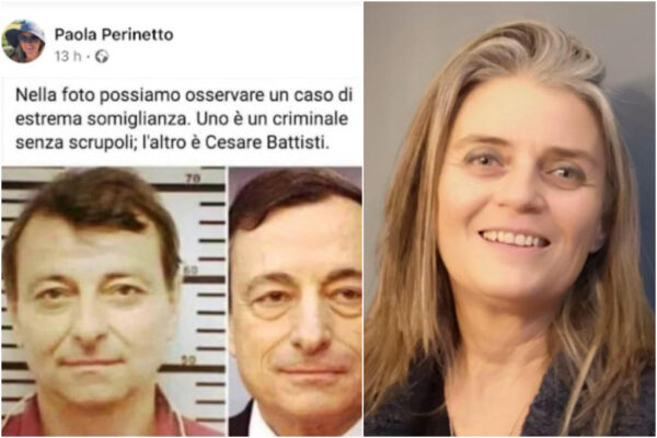 Draghi come Cesare Battisti, per la garante dei detenuti (no Green pass) di Ivrea il premier è “un criminale”