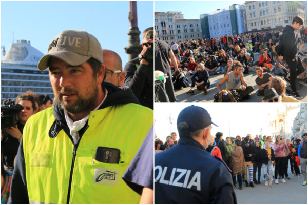 Green pass, marcia indietro a Trieste: il corteo dei 20mila revocato per il rischio infiltrazioni di violenti