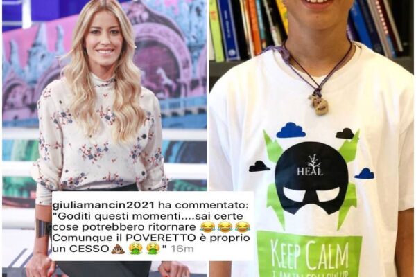 “A tuo figlio deve tornare il tumore”, Elena Santarelli denuncia l’hater che la tormenta da anni