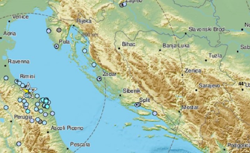 Forte terremoto nel centro Italia, sisma di magnitudo 4.3 avvertito in più Regioni