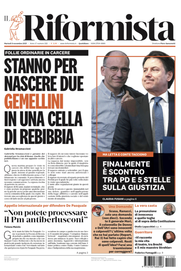 Quotidiano del 9 novembre 2021