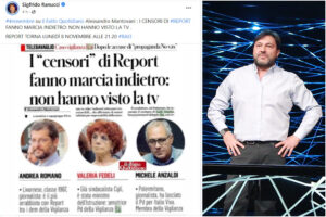 Sigfrido Ranucci passa all’attacco e mette alla gogna i “censori di Report”
