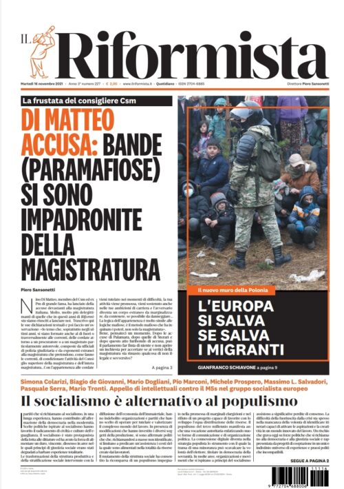 Quotidiano del 16 novembre 2021