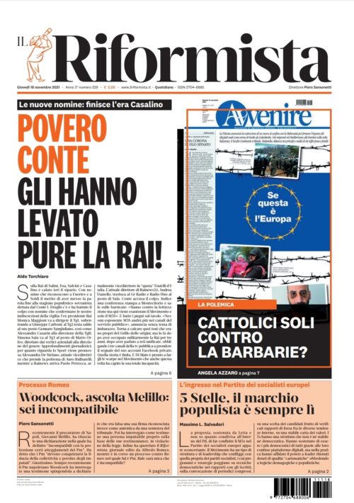 Quotidiano del 18 novembre 2021