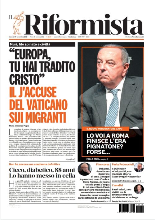 Quotidiano del 19 novembre 2021