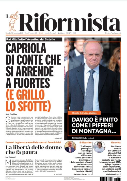 Quotidiano del 24 novembre 2021