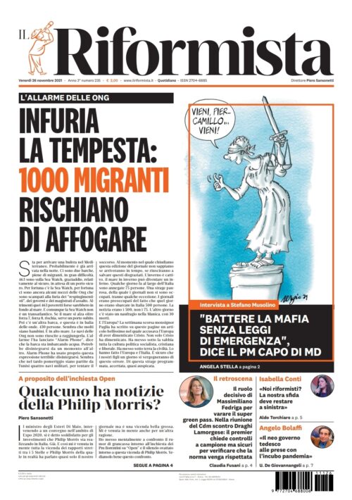 Quotidiano del 26 novembre 2021