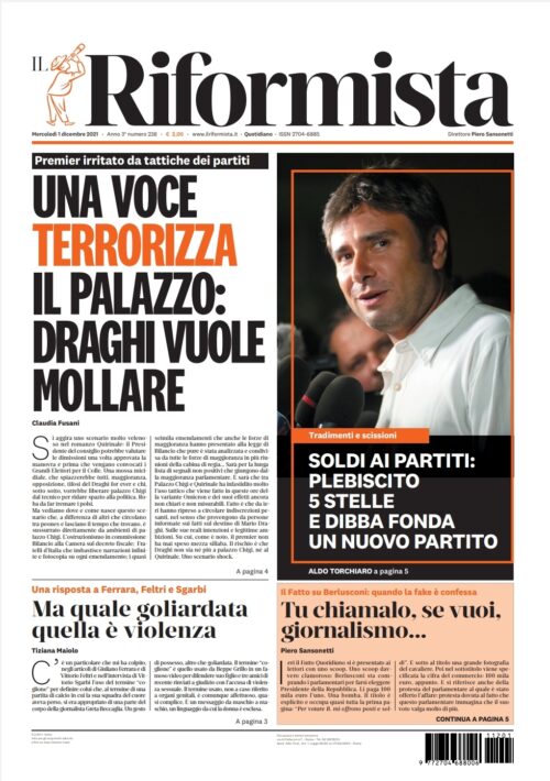 Quotidiano dell’1 dicembre 2021