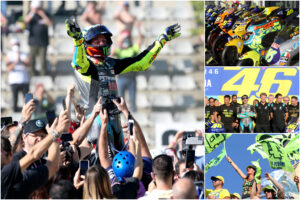 L’ultima gara di Valentino Rossi, i caschi le magliette e la commozione: “Volevano farmi piangere” L’ultima gara di Valentino Rossi, i caschi le magliette e la commozione: “Volevano farmi piangere”