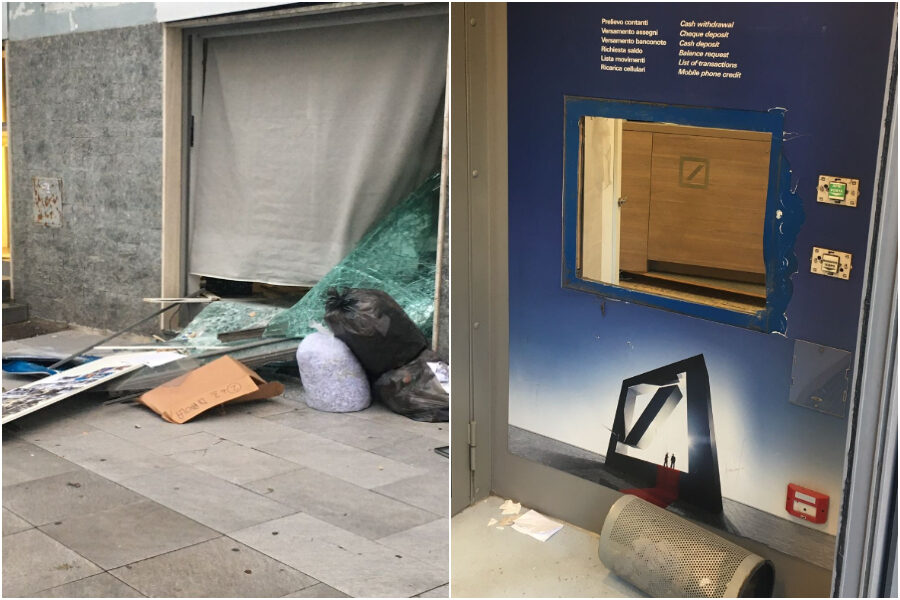 La “banda della ruspa” colpisce ancora: asportato un bancomat, è la seconda volta in due giorni