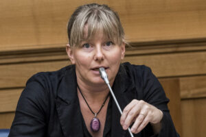 Foto Roberto Monaldo / LaPresse
27-06-2019 Roma
Politica
Camera dei Deputati – Conferenza stampa sulla libertà di scelta terapeutica organizzata da Corvelva
Nella foto Sara Cunial 

Photo Roberto Monaldo / LaPresse
27-06-2019 Rome (Italy)
Press conference on freedom of vaccination choice
In the pic  Sara Cunial