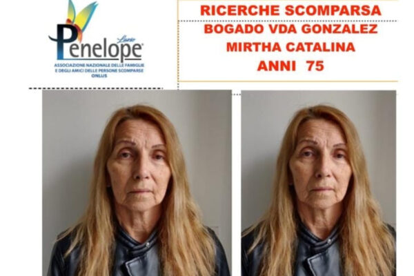 Mirtha Catalina è tornata a casa. Ritrovata la donna scomparsa a Roma