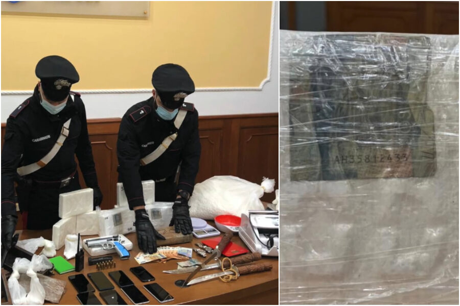 Colpo allo spaccio, sequestrati 10 kg di cocaina: su ogni pacco una svastica e una banconota colombiana